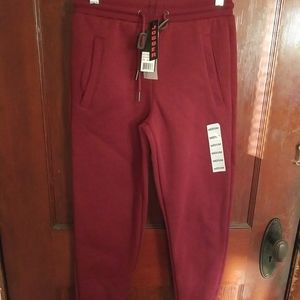 Galaxy By Harvic Joggers Boys Burgundy Size 10/12